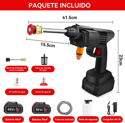 Hidrolavadora inalámbrica 48V a batería recargable
