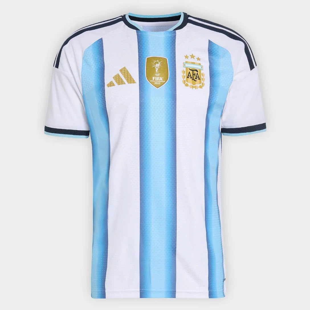 (Últimas unidades) Camiseta Original de local de la Selección Argentina 2026 para hombre (Messi número 10) - Adidas - Blanca