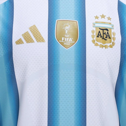 (Últimas unidades) Camiseta Original de local de la Selección Argentina 2026 para hombre (Messi número 10) - Adidas - Blanca