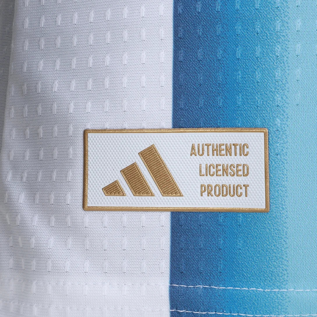 (Últimas unidades) Camiseta Original de local de la Selección Argentina 2026 para hombre (Messi número 10) - Adidas - Blanca